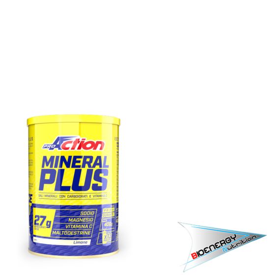 Pro Action-MINERAL PLUS ISOTONIC  Barattolo 400 gr Limone  